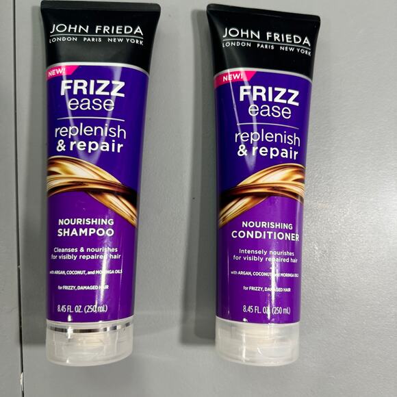 John Freida Replenish & Repair Shampoo And Conditioner 8.45 FL OZ - Picture 1 of 6